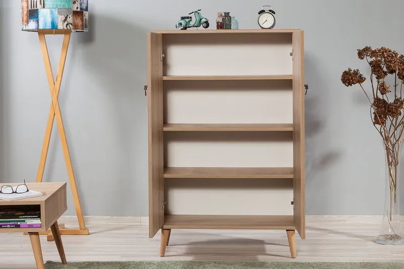 Vellavie Skåp 80 cm Träpanel - Brun - Förvaring - Förvaringsmöbler - Byrå