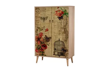 Vellavie Skåp 80 cm Vintage - Brun/Röd - Förvaring - Förvaringsmöbler - Byrå