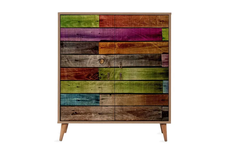 Vellavie Skåp 95 cm Regnbågspanel - Flerfärgad - Förvaring - Förvaringsmöbler - Byrå