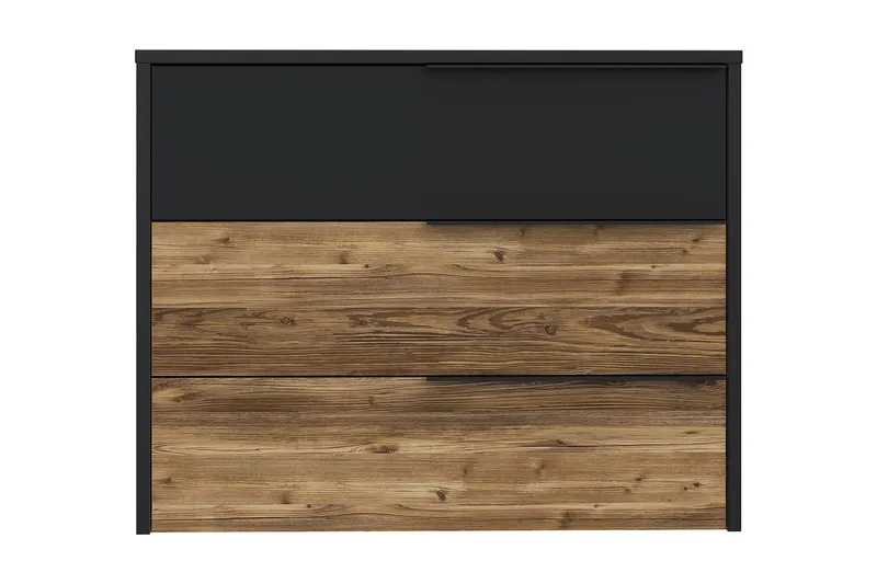 Vergina Byrå 42x100 cm - Brun/Svart - Förvaring - Förvaringsmöbler - Byrå