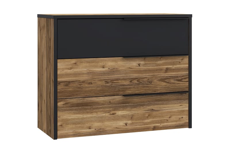 Vergina Byrå 42x100 cm, Brun/Svart