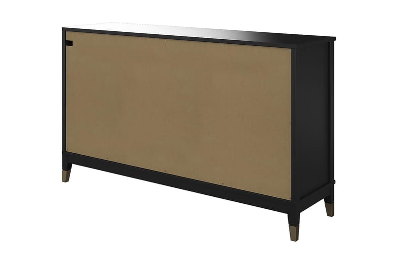 WESTERLEIGH Byrå 144x41 cm Svart/Guld - CosmoLiving - Förvaring - Förvaringsmöbler - Byrå
