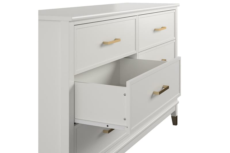 Westerleigh Byrå 144x41 cm Vit - Förvaring - Förvaringsmöbler - Byrå