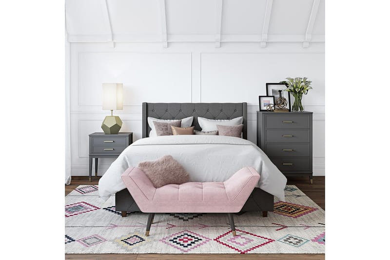 Westerleigh Byrå 76x50 cm Grafitgrå - CosmoLiving - Förvaring - Förvaringsmöbler - Byrå