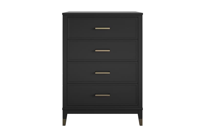 WESTERLEIGH Byrå 76x50 cm Svart/Guld - CosmoLiving - Förvaring - Förvaringsmöbler - Byrå