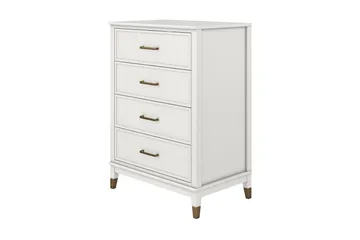 Westerleigh Byrå 76x50 cm Vit - Förvaring - Förvaringsmöbler - Byrå