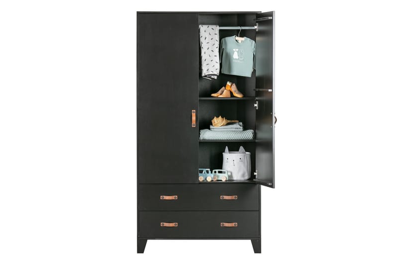 Wickam Förvaringsskåp 98x190 cm - Svart - Förvaring - Förvaringsmöbler - Byrå