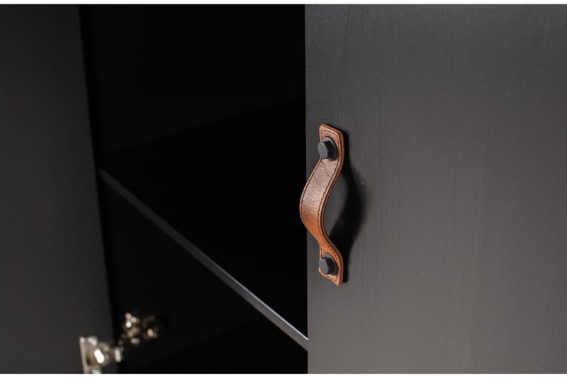 Wickam Förvaringsskåp 98x190 cm - Svart - Förvaring - Förvaringsmöbler - Byrå