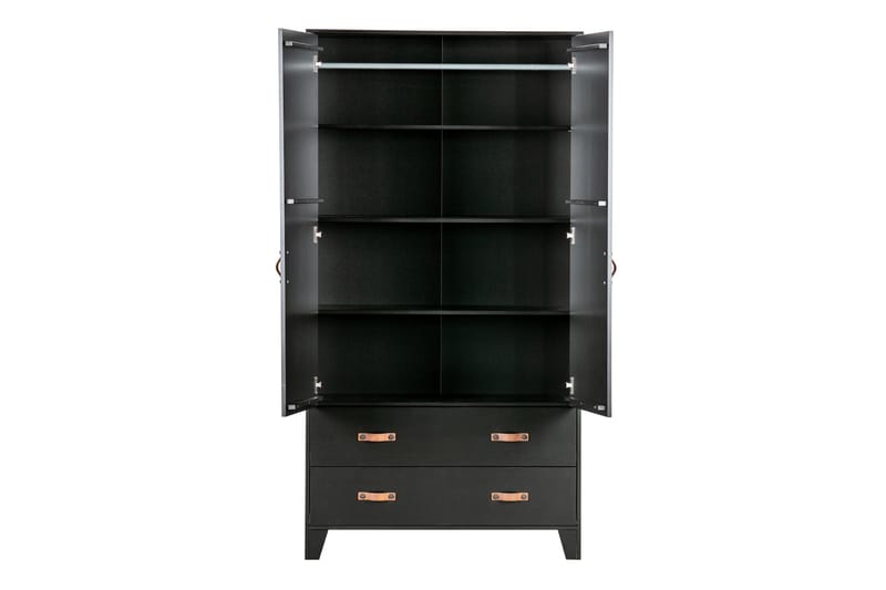 Wickam Förvaringsskåp 98x190 cm - Svart - Förvaring - Förvaringsmöbler - Byrå