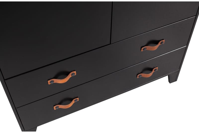 Wickam Förvaringsskåp 98x190 cm - Svart - Förvaring - Förvaringsmöbler - Byrå