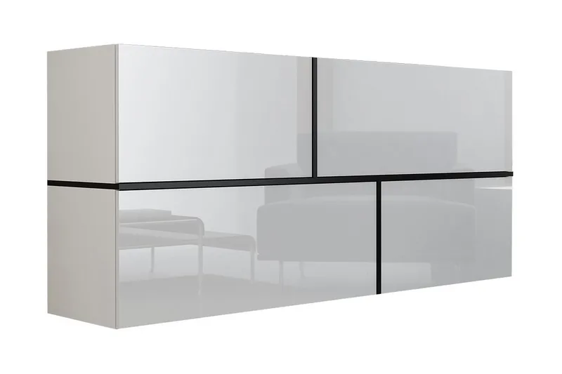 Wymer Skåp, Svart/Vit