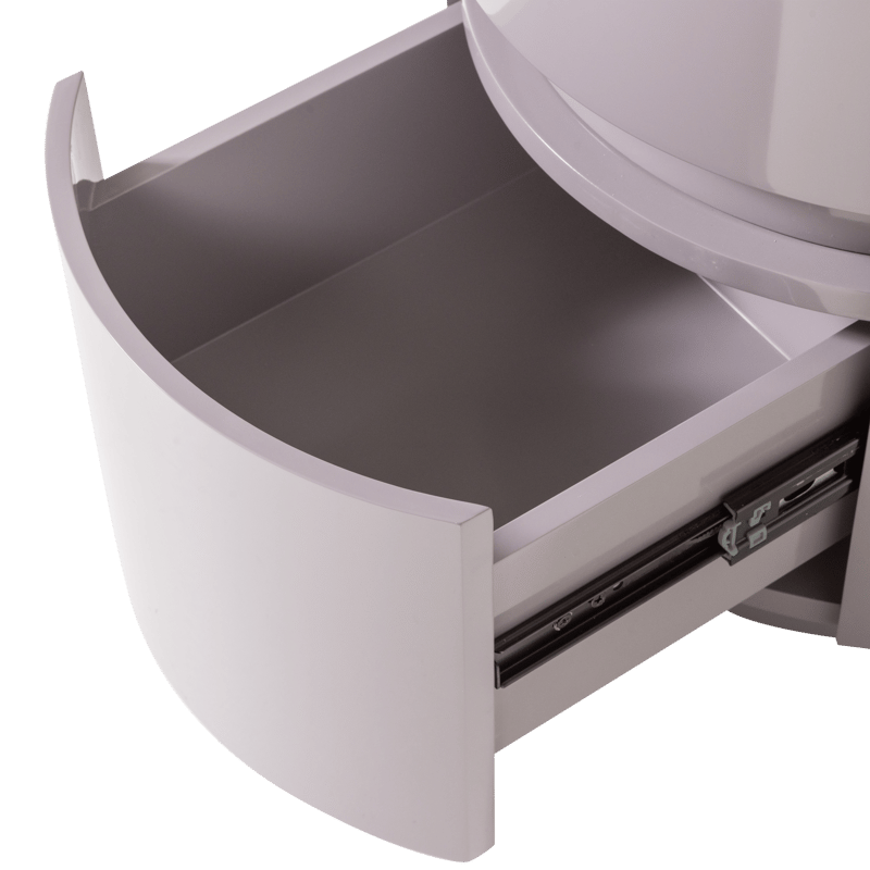 Byrå/Nattduksbord Lunex 40 cm - Ljusgrå - Möbler - Sovrum - Sängbord