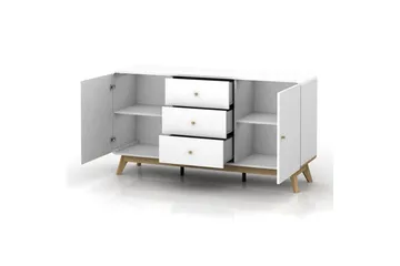 Cassie Skänk i Trä - Vit - Förvaring - Förvaringsmöbler - Skänkar & sideboards