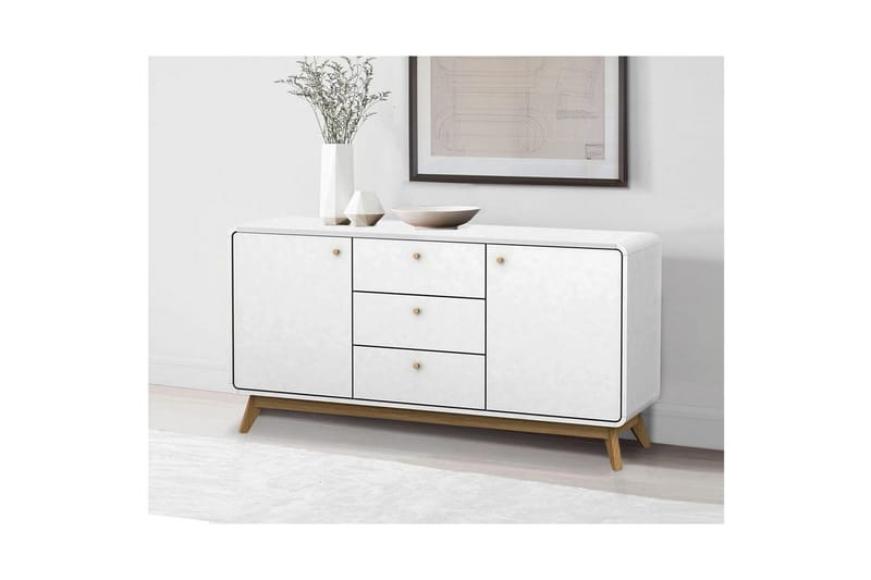 Cassie Skänk i Trä - Vit - Förvaring - Förvaringsmöbler - Skänkar & sideboards