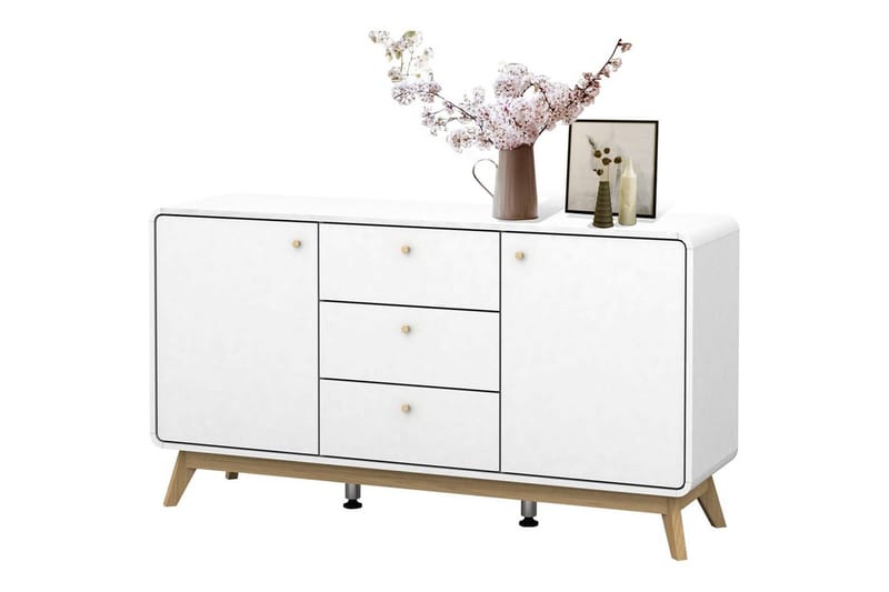 Cassie Skänk i Trä - Vit - Förvaring - Förvaringsmöbler - Skänkar & sideboards