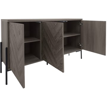 Charlene Skänk 130x75 cm - Vit fiskbensek / vit ek - Förvaring - Förvaringsmöbler - Skänkar & sideboards