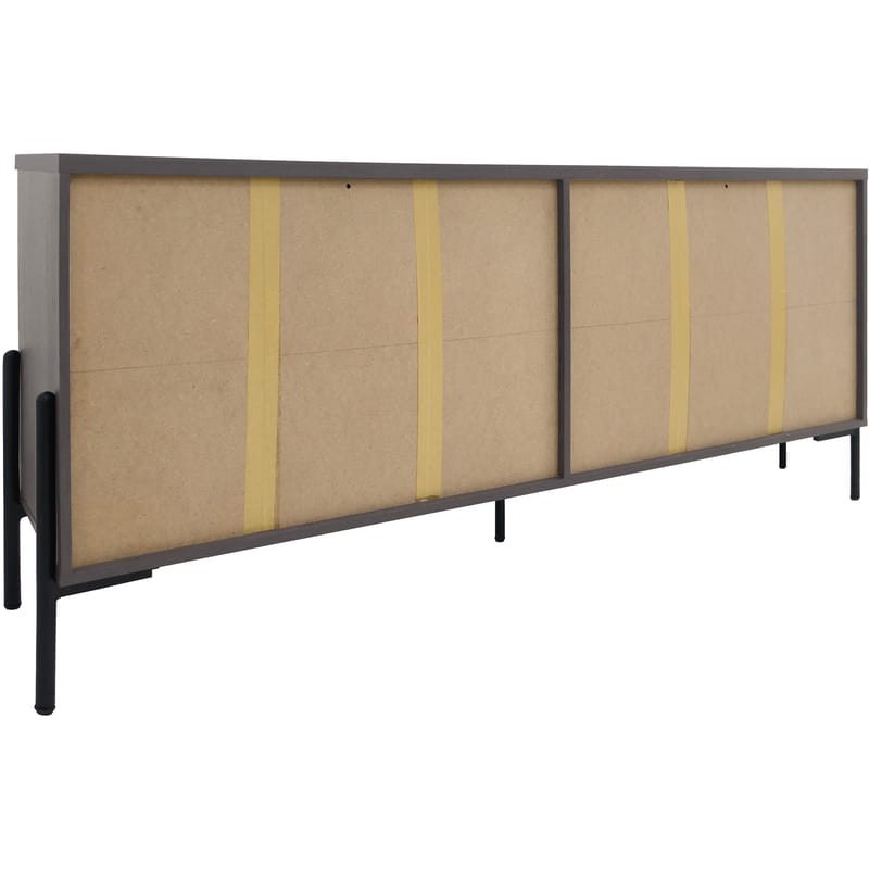 Charlene Skänk 175x75 cm - Vit fiskbensek / vit ek - Förvaring - Förvaringsmöbler - Skänkar & sideboards