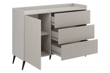 Chiku Byrå 126 cm - Beige - Förvaring - Förvaringsmöbler - Byrå