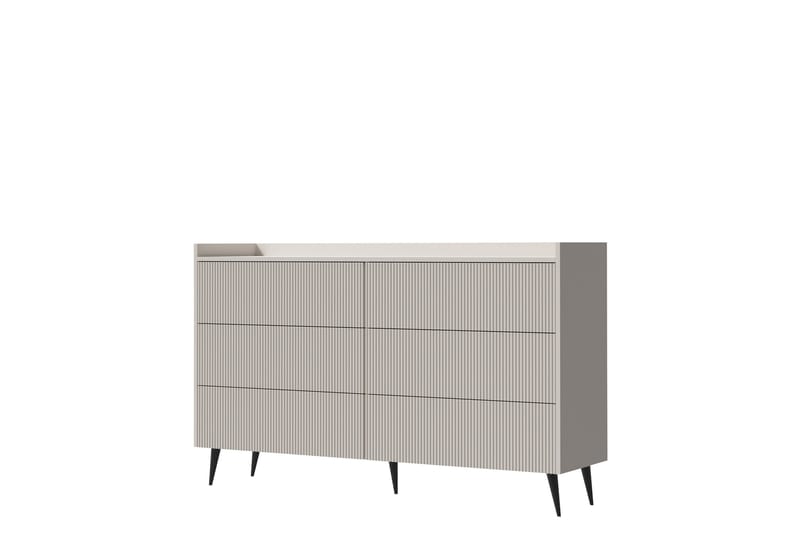 Chiku Byrå 150 cm - Beige - Förvaring - Förvaringsmöbler - Byrå