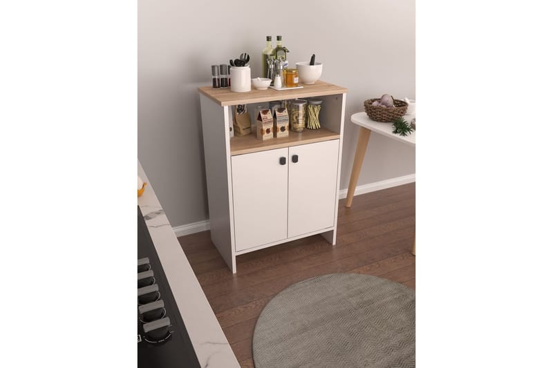 Cladells Byrå 62 cm - Vit - Förvaring - Förvaringsmöbler - Byrå