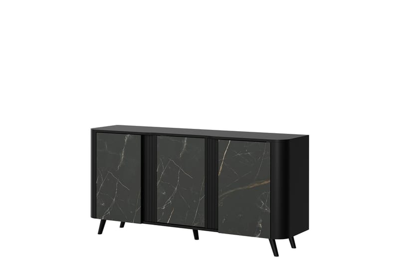 Clement Byrå 151 cm, Svart