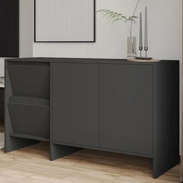 Crala Konsol 130x81,8x44 cm - Antracit - Förvaring - Förvaringsmöbler - Skänkar & sideboards