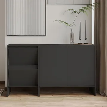 Crala Konsol 130x81,8x44 cm - Antracit - Förvaring - Förvaringsmöbler - Skänkar & sideboards