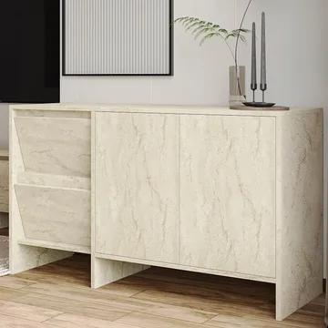 Crala Konsol 130x81,8x44 cm - Travertin - Förvaring - Förvaringsmöbler - Skänkar & sideboards