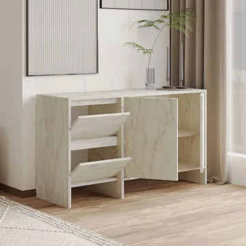 Crala Konsol 130x81,8x44 cm - Travertin - Förvaring - Förvaringsmöbler - Skänkar & sideboards