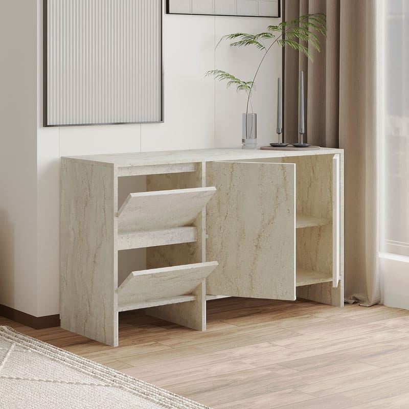 Crala Konsol 130x81,8x44 cm - Travertin - Förvaring - Förvaringsmöbler - Skänkar & sideboards