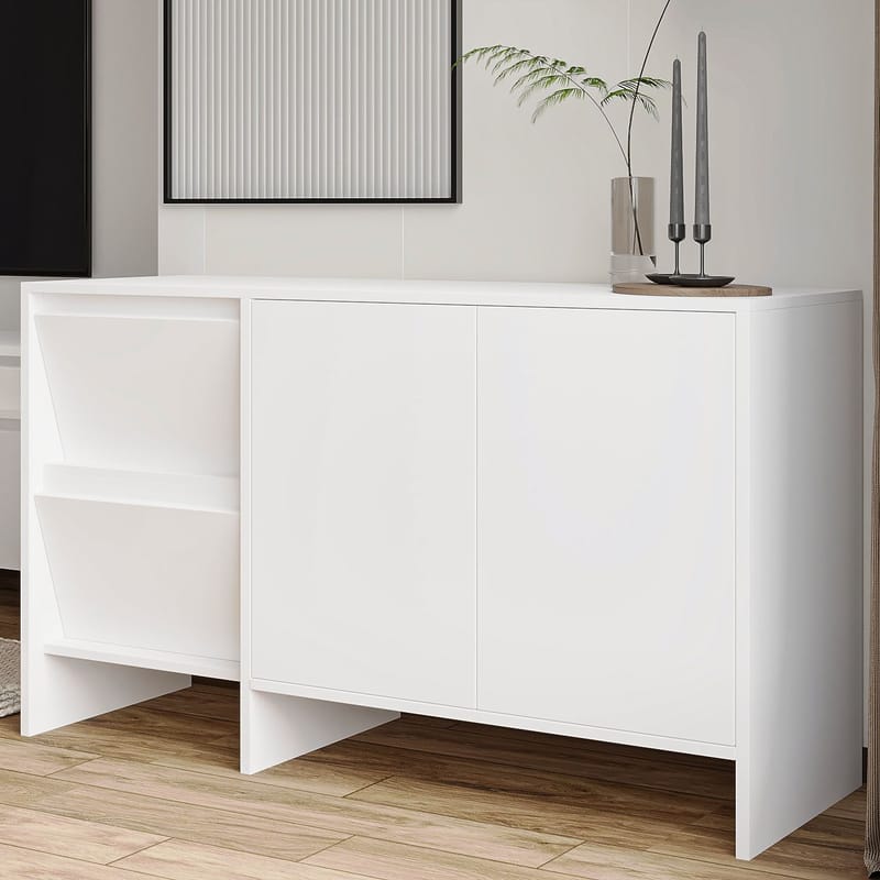 Crala Konsol 130x81,8x44 cm - Vit - Förvaring - Förvaringsmöbler - Skänkar & sideboards