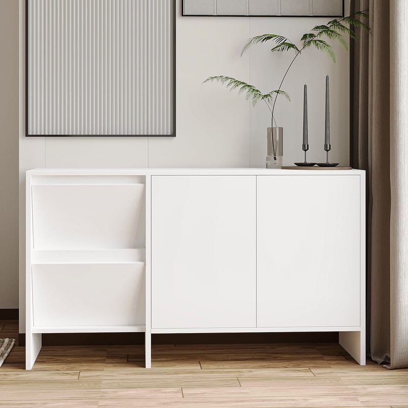 Crala Konsol 130x81,8x44 cm - Vit - Förvaring - Förvaringsmöbler - Skänkar & sideboards