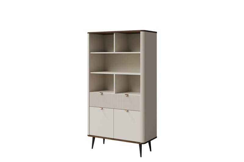 Cucina Highboard, Beige/Brun
