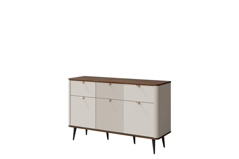 Cucina Skänk 130x40 cm - Beige/Brun - Förvaring - Förvaringsmöbler - Skänkar & sideboards