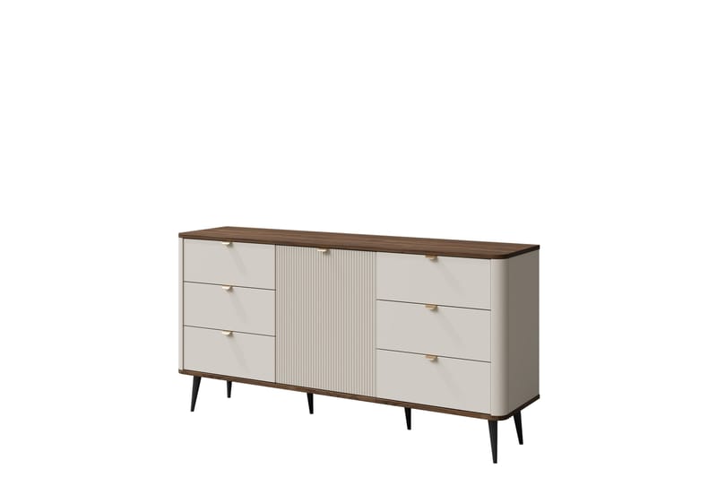 Cucina Skänk 160x40 cm - Beige/Brun - Förvaring - Förvaringsmöbler - Skänkar & sideboards