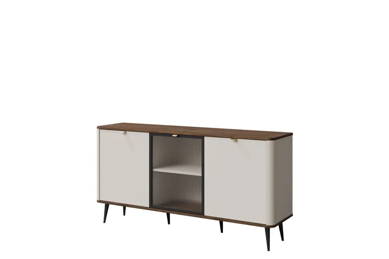 Cucina Skänk 160x40 cm - Beige/Brun - Förvaring - Förvaringsmöbler - Skänkar & sideboards