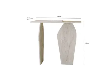 Decorotika Byrå 100 cm - Travertine - Möbler - Vardagsrum - Soffbord & vardagsrumsbord - Avlastningsbord & konsolbord
