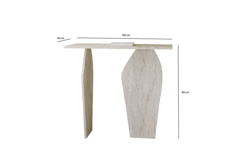 Decorotika Byrå 100 cm - Travertine - Möbler - Vardagsrum - Soffbord & vardagsrumsbord - Avlastningsbord & konsolbord