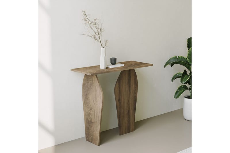 Decorotika Byrå 100 cm - Valnöt - Möbler - Vardagsrum - Soffbord & vardagsrumsbord - Avlastningsbord & konsolbord