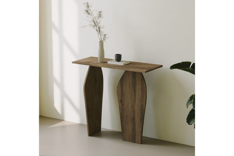 Decorotika Byrå 100 cm - Valnöt - Möbler - Vardagsrum - Soffbord & vardagsrumsbord - Avlastningsbord & konsolbord