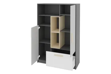 Dekona Highboard - Mörkgrå/Ljusgrå/Vit/Beige - Förvaring - Förvaringsmöbler - Byrå