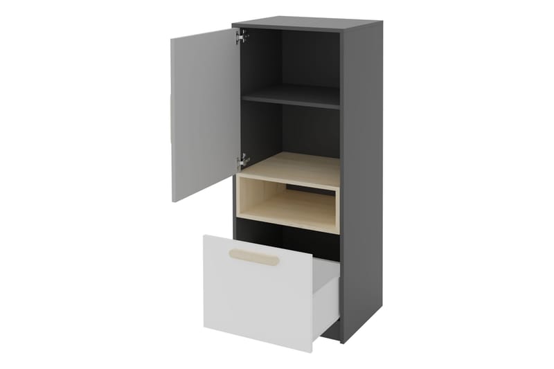 Dekona Highboard - Svart/Vit - Förvaring - Förvaringsmöbler - Byrå