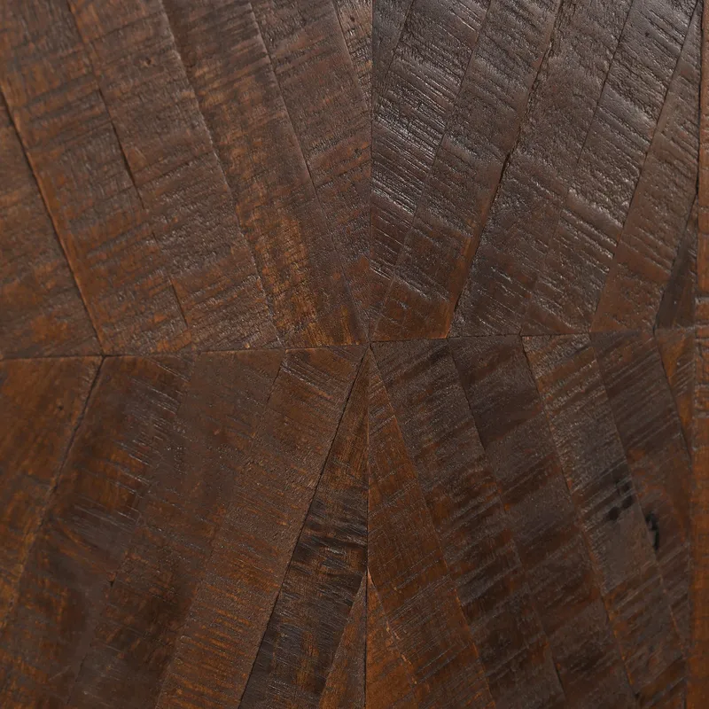 Don Högskåp 110x160 cm - mörkbrun med svarta detaljer - Förvaring - Förvaringsmöbler - Byrå