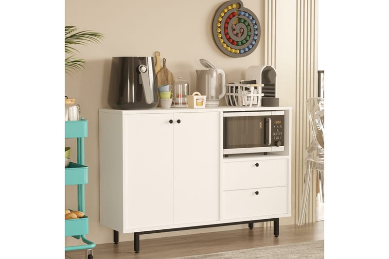Donae Byrå 88 cm - Vit - Förvaring - Förvaringsmöbler - Byrå