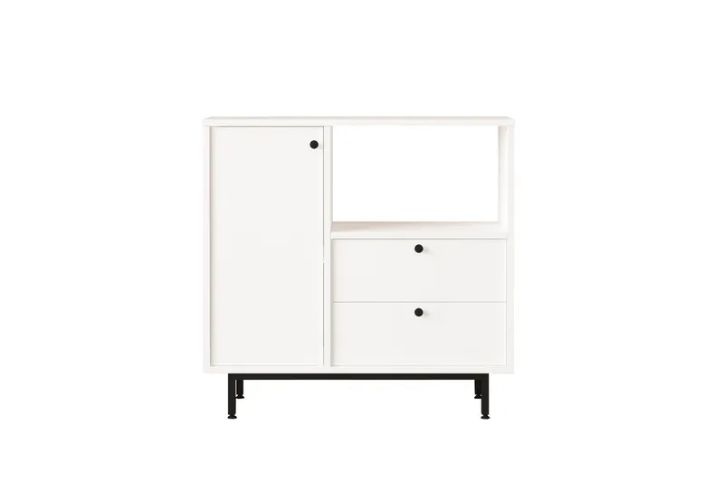 Donae Byrå 88 cm, Vit