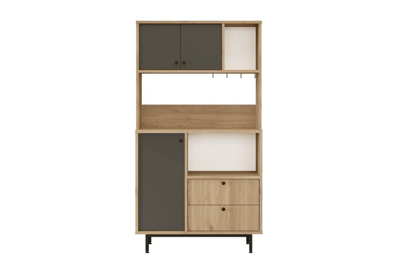 Donae Highboard, Ek/Antracit