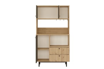 Donae Highboard - Ek/Antracit - Förvaring - Förvaringsmöbler - Byrå
