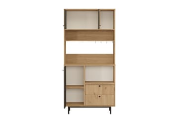 Donae Highboard - Ek/Antracit - Förvaring - Förvaringsmöbler - Byrå