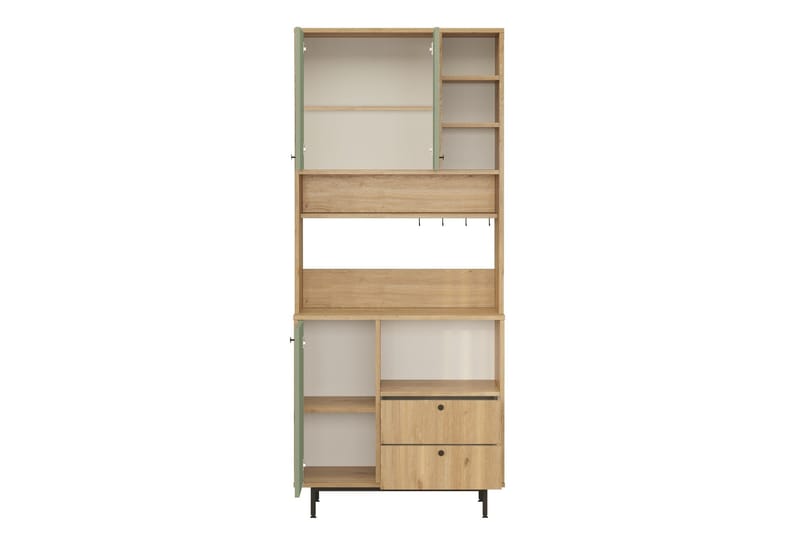 Donae Highboard - Ek/Grön - Förvaring - Förvaringsmöbler - Byrå