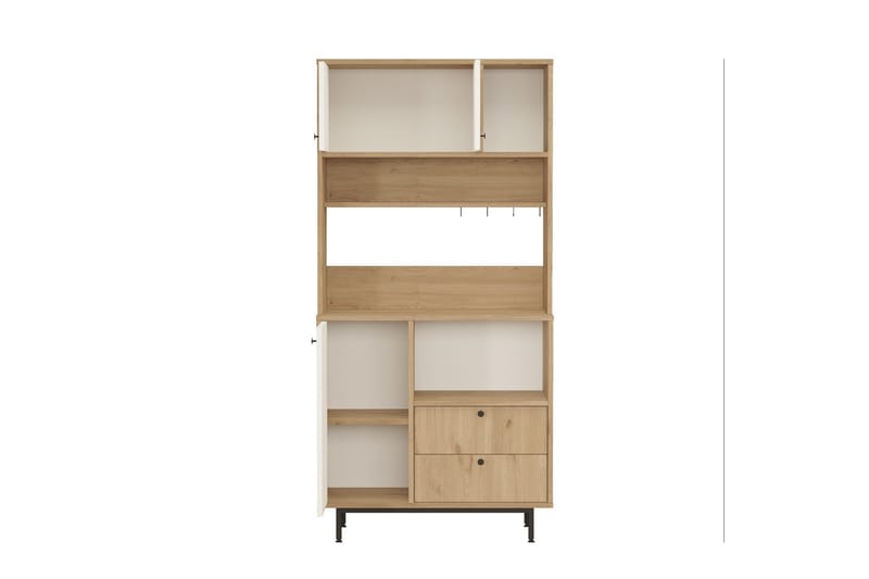 Donae Highboard - Ek/Vit - Förvaring - Förvaringsmöbler - Byrå